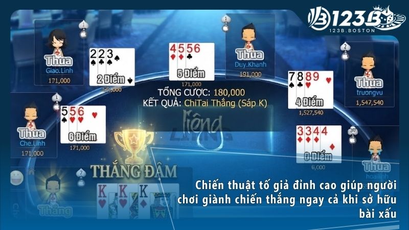 Kỹ năng quan sát và phân tích tâm lý đối thủ là yếu tố then chốt khi chơi Liêng