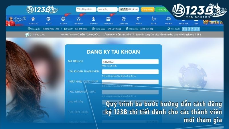 Hướng dẫn cách đăng ký 123B vô cùng tiện lợi thông qua ứng dụng di động chính thức