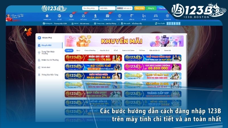 Thực hiện đăng nhập 123B trên trình duyệt giúp bạn cá cược mọi lúc mọi nơi