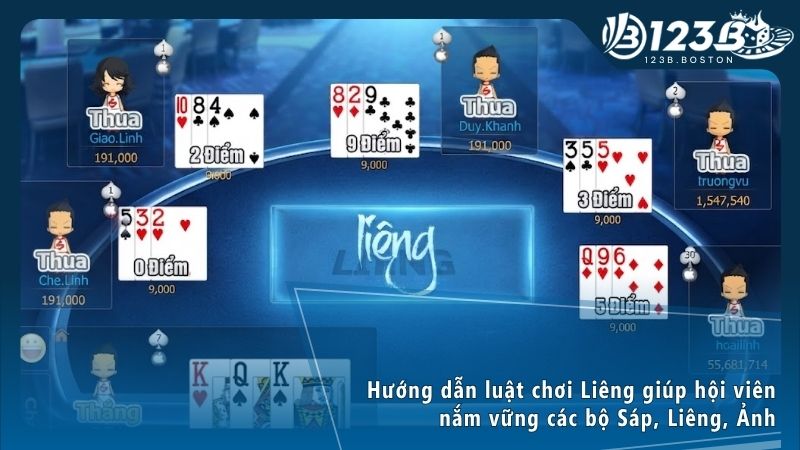 Nắm vững luật chơi để tham gia trải nghiệm sảnh đánh Liêng online tại 123B