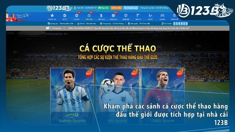 Sảnh CMD368 mang đến tỷ lệ kèo chạy cực mượt và tính năng xả kèo linh hoạt cho hội viên