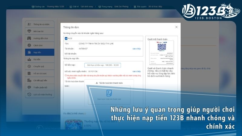Hãy luôn chụp màn hình biên lai nạp tiền để làm bằng chứng khi có sự cố xảy ra